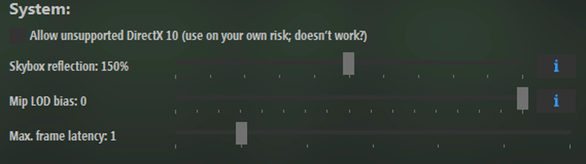 System Settings